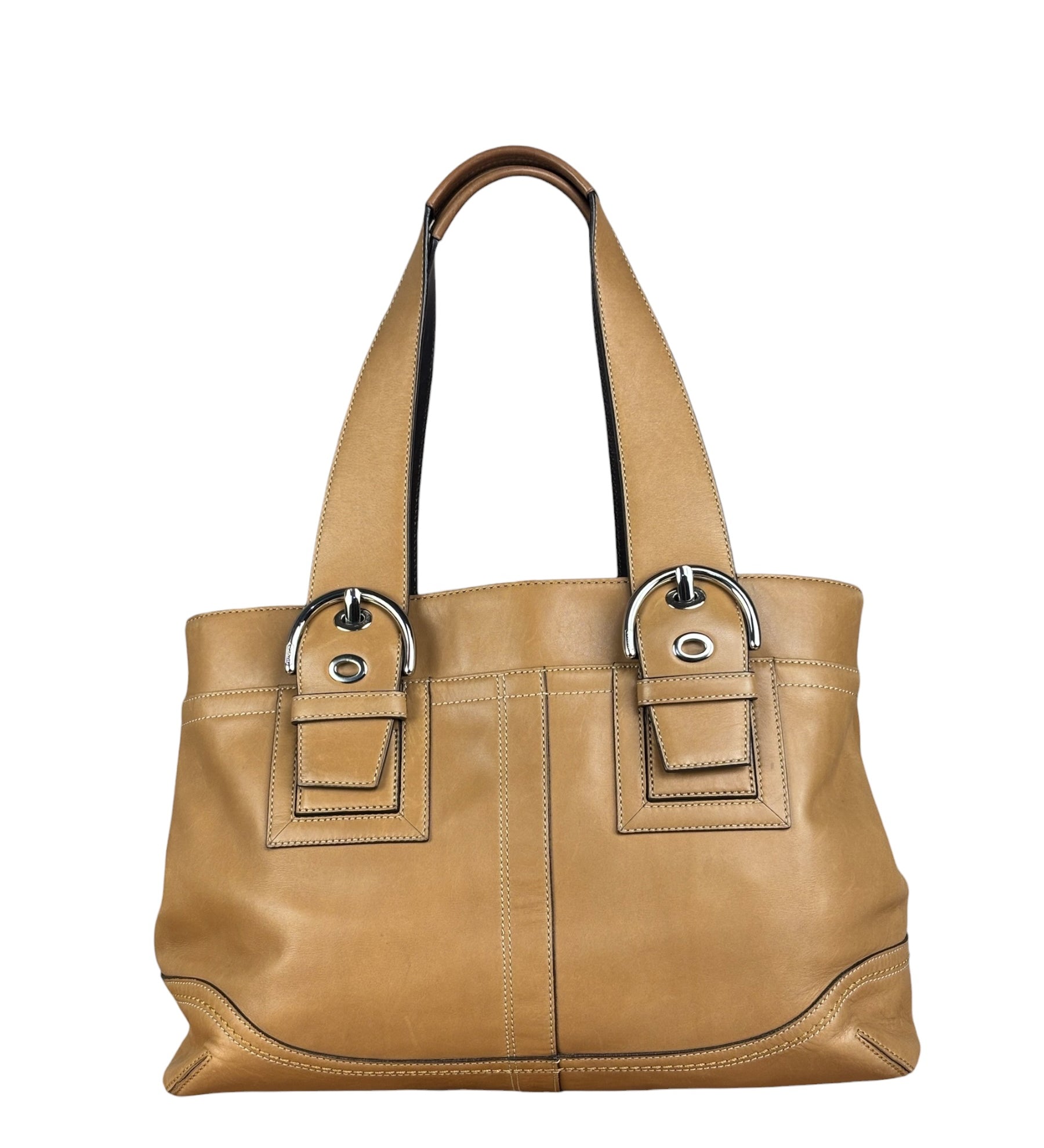 Coach Vintage Tan Brown Soho Shoulder Bag