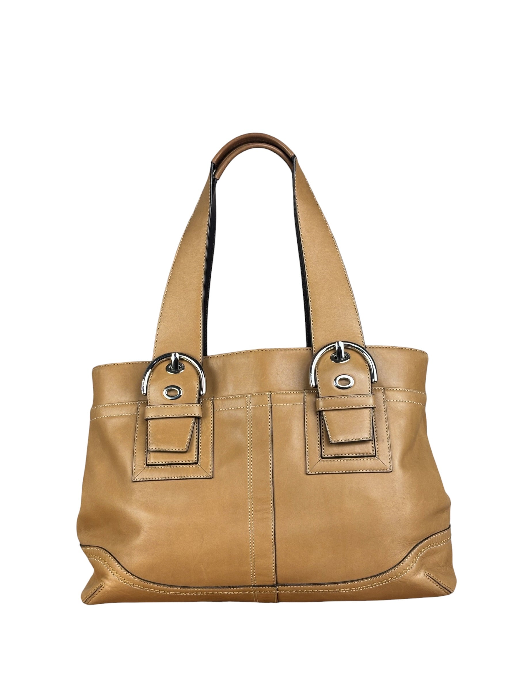 Coach Vintage Tan Brown Soho Shoulder Bag