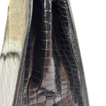 Hermes 1985 Black Crocodile Kelly 35