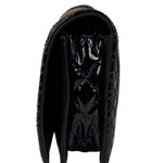 Chanel Black Patent Leather Boy Wallet on Chain Bag 2014