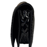 Chanel Black Patent Leather Boy Wallet on Chain Bag 2014