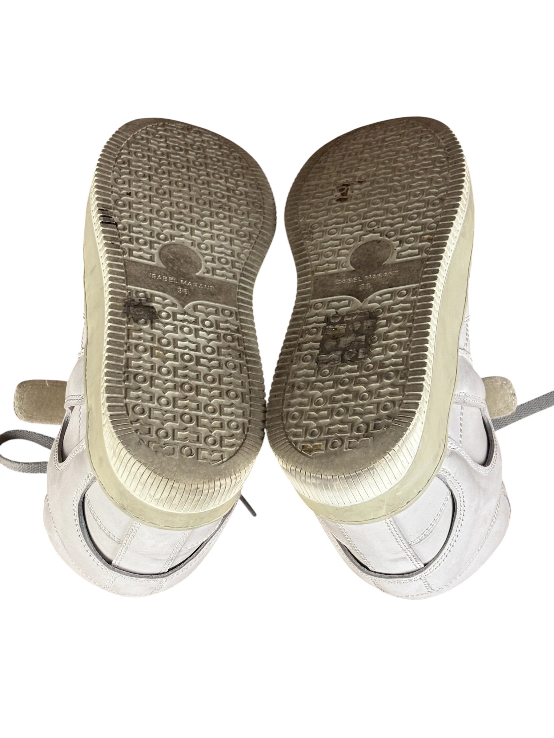 Isabel Marant Brooklee leather High-Top Sneakers
