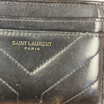 Yves Saint Laurent Quilted Black Joan Card Holder