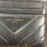 Yves Saint Laurent Quilted Black Joan Card Holder