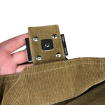 Fendi Brown Corduroy Baguette