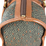 Yves Saint Laurent Vintage Brown Leather Woven Hand Bag