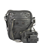 Balenciaga Gray Le Cagole Crossbody Bag