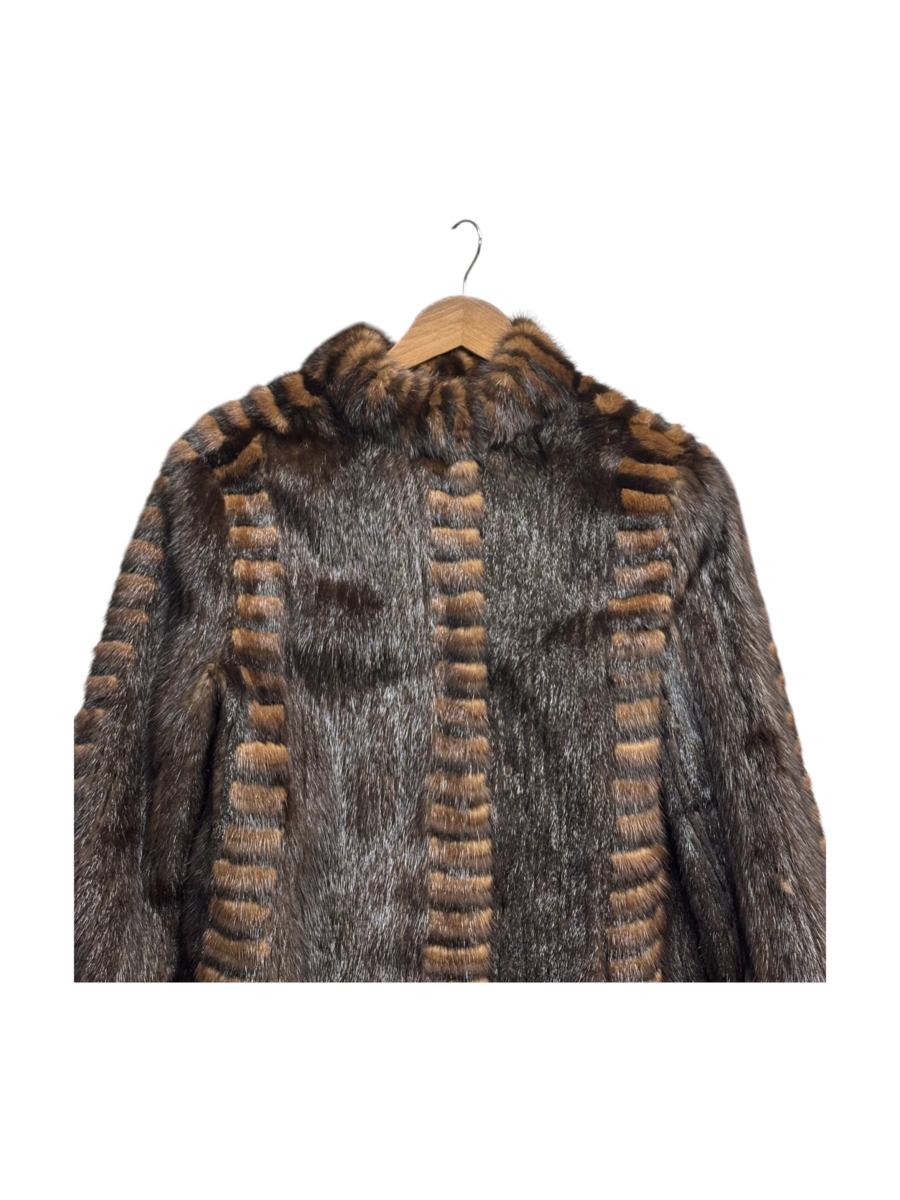 Saga Brown Mink Fur Coat