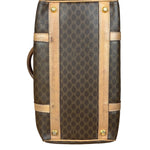 Celine Brown Leather Boston Handbag