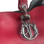 Christian Dior Red Leather Diorissimo Tote