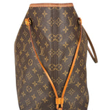 Louis Vuitton Dark Brown Canvas Monogram Neverfull Shoulder Bag PM
