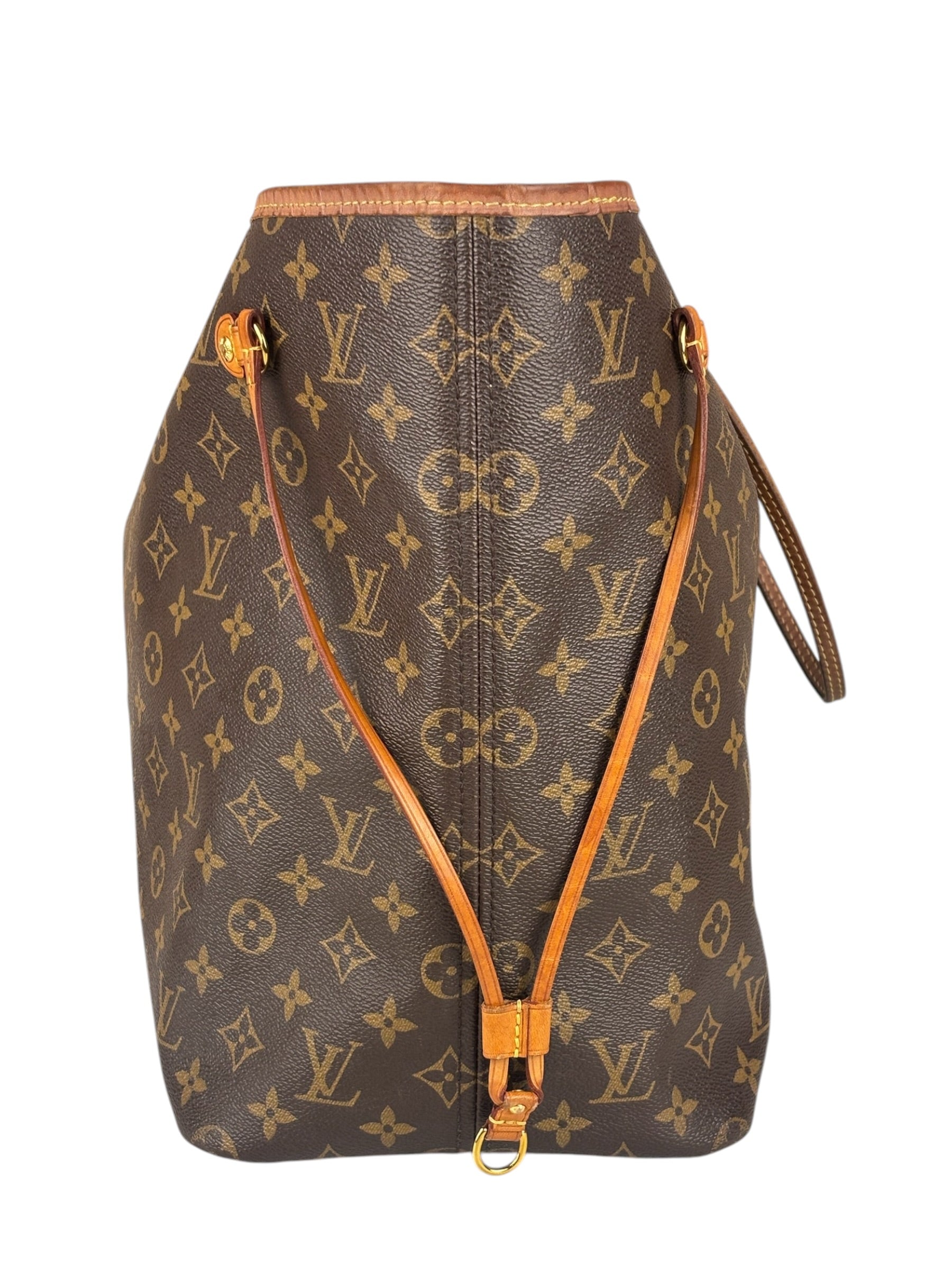 Louis Vuitton Dark Brown Canvas Monogram Neverfull Shoulder Bag PM