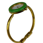 Gucci Interchangeable Bezel Watch Gold Plated Bangle
