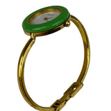 Gucci Interchangeable Bezel Watch Gold Plated Bangle