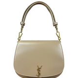 Saint Laurent Beige Leather Voltaire Handbag