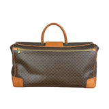 Celine Vintage Macadam Coated Canvas Weekender Travel Bag
