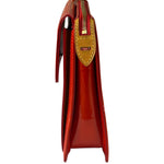 Louis Vuitton Red Vernis Mott Shoulder Bag