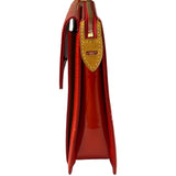 Louis Vuitton Red Vernis Mott Shoulder Bag