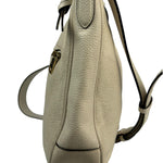 Coach Cream Pebbled Leather Hobo Bag