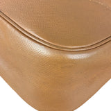 Hermes Vintage Tan Brown Leather Shoulder Bag