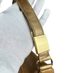 Chanel Gold Leather East West Shoulder Bag 2001
