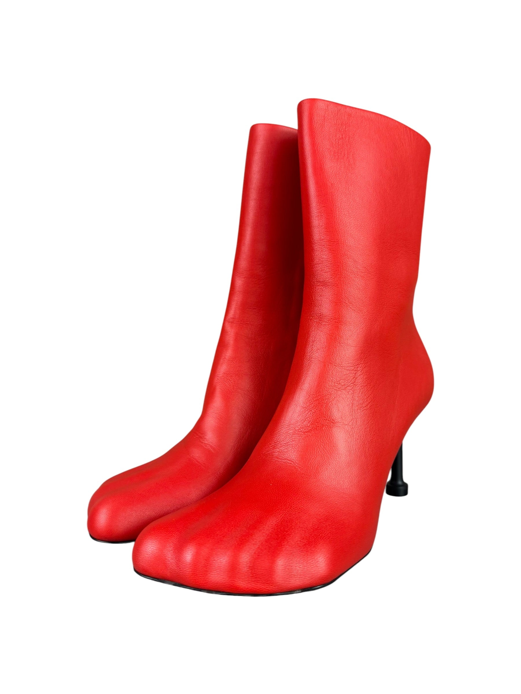 Balenciaga Red Anatomic Bootie