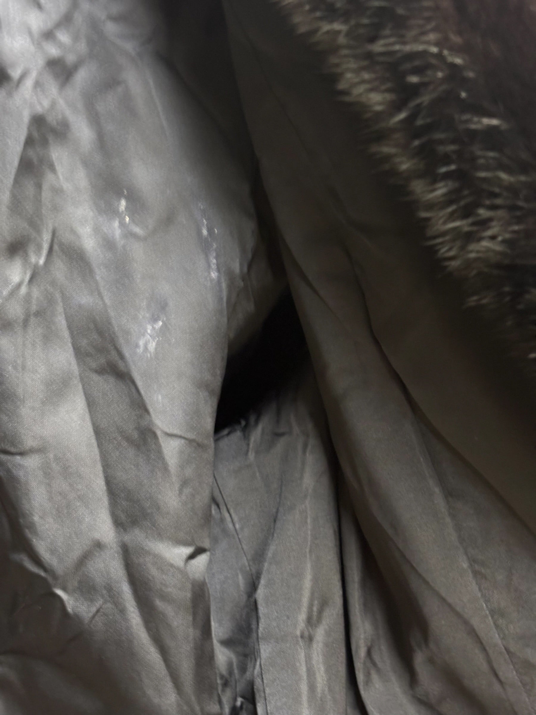 Moonbat Vintage Black Fox Fur Coat