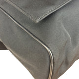 Gucci Black Canvas Flap Messenger Bag