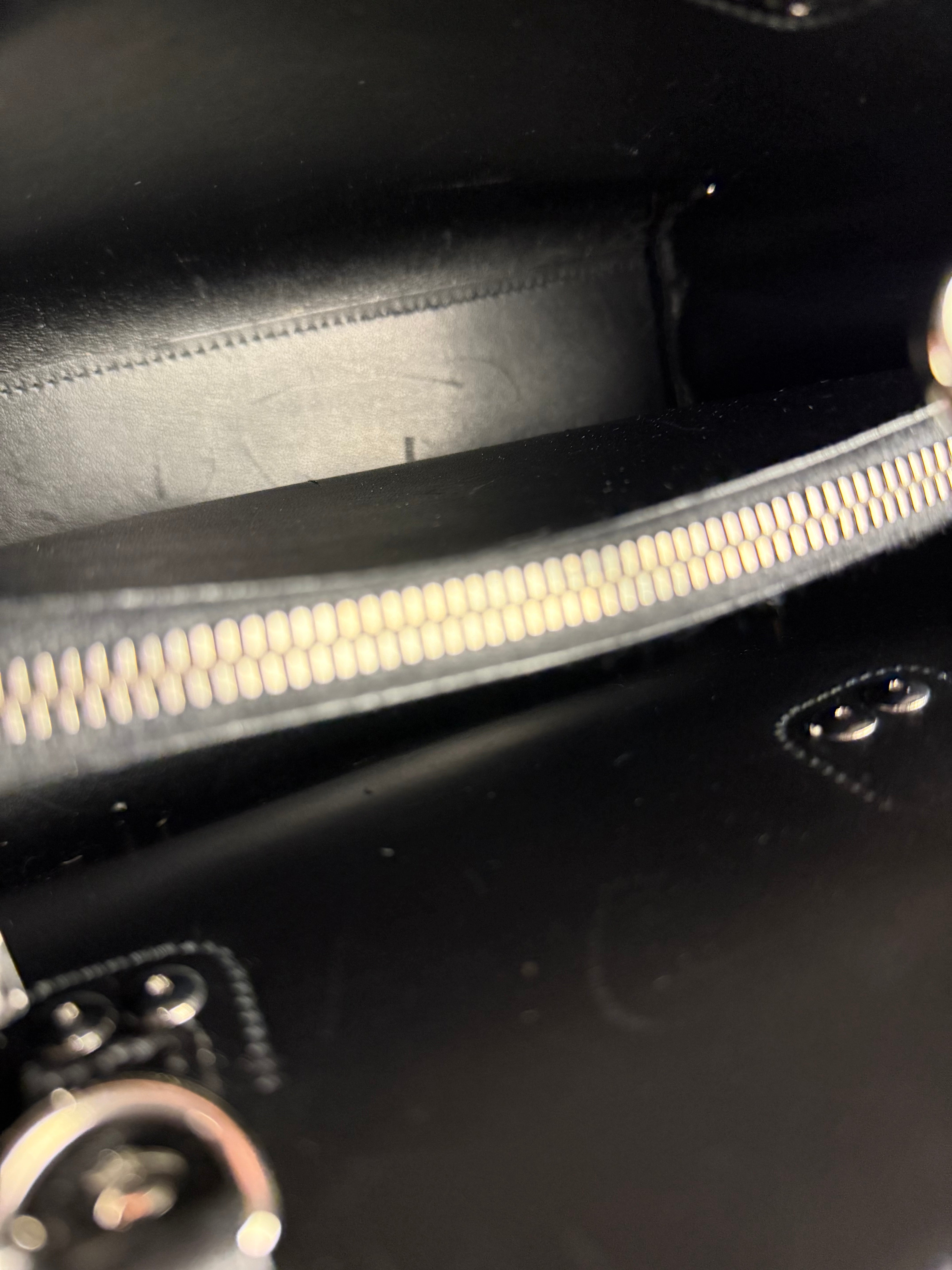 Saint Laurent Sac de Jour Baby 2Way Black Grained Leather