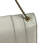 Bvlgari White/Pink Leather Serpenti Forever Shoulder Bag