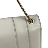 Bvlgari White/Pink Leather Serpenti Forever Shoulder Bag