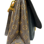 Louis Vuitton Black Leather/ Monogram Marignan 2Way Bag