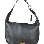 Coach Black Leather Hobo Shoulder Bag
