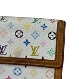 Louis Vuitton White Murakami Compact Wallet