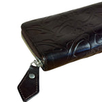 Vivienne Westwood Brown Leather Logo Zippy Wallet