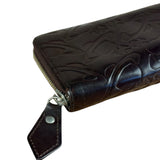 Vivienne Westwood Brown Leather Logo Zippy Wallet
