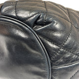 Chanel Black Quilted Lambskin Cloudy Bundle Hobo 2005