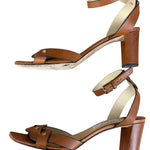 Jimmy Choo Brown Vachetta Leather Sandals