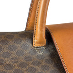 Celine Vintage Macadam Coated Canvas Weekender Travel Bag