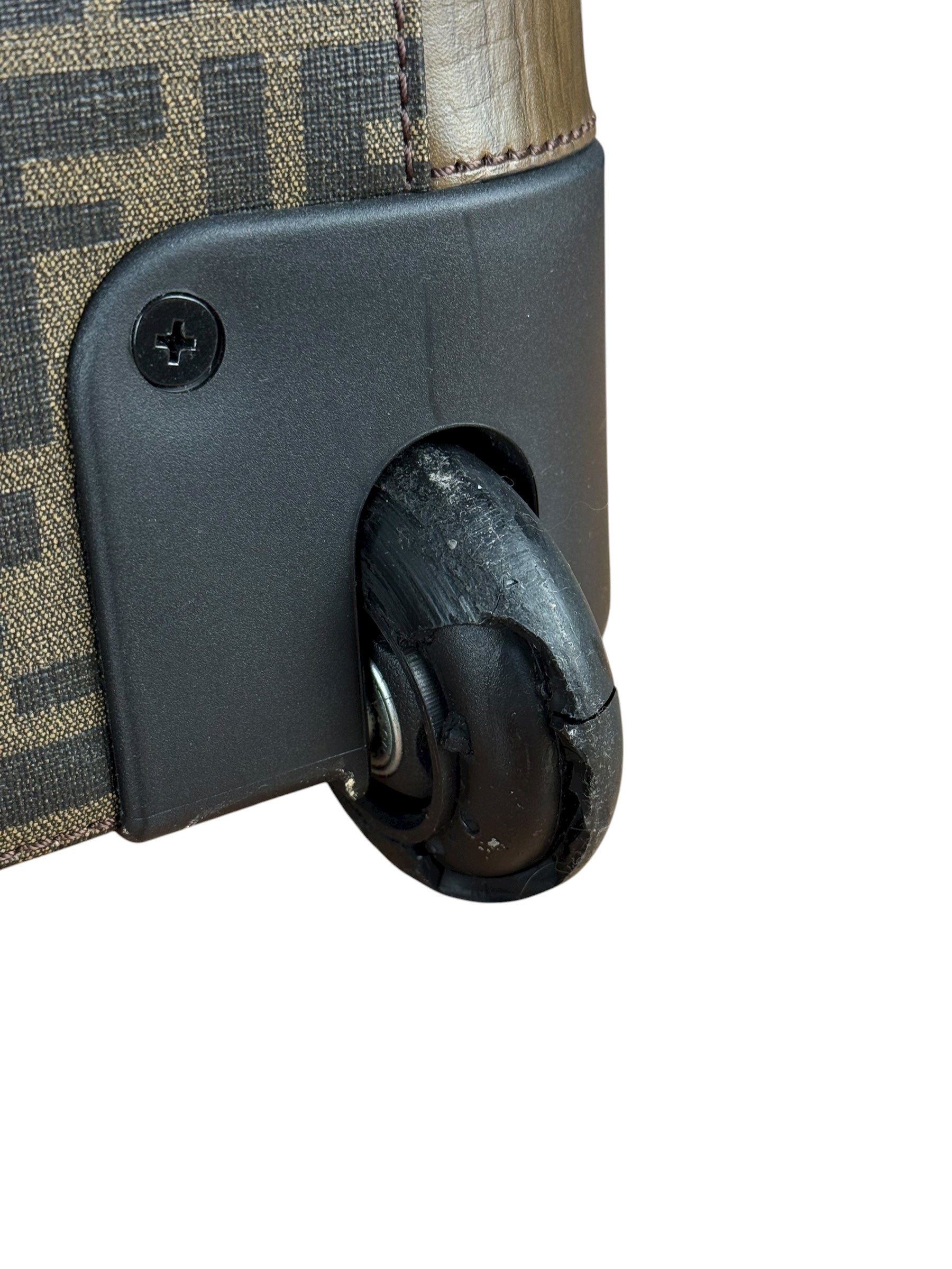 Fendi Vintage Zucca Coated Roller Luggage