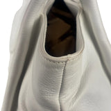 Burberry White Leather Bamboo Cinch Tote