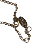 Vivienne Westwood Oval Crystal Stone Medallion Pendant Necklace