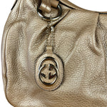 Gucci Metallic Leather Shoulder Bag