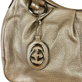 Gucci Metallic Leather Shoulder Bag