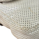 Chanel Ivory Perforated Drill Two-Tone Mademoiselle Flap Bag 2006
