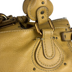 Chloe Yellow Leather Paddington Shoulder Bag