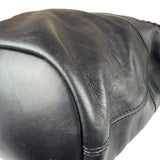 Givenchy Vintage Black Leather Nightinagale Braided Handles Hobo Bag