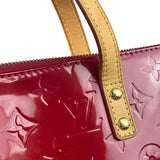 Louis Vuitton Red Leather Monogram Vernis Bellevue Handbag PM