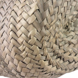 Versace Leather Trim Basket Bag