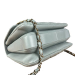 Chanel CC Trendy Blue Leather Flap Top Handle Bag